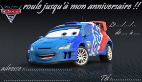 carte anniversaire cars raoul ca roule